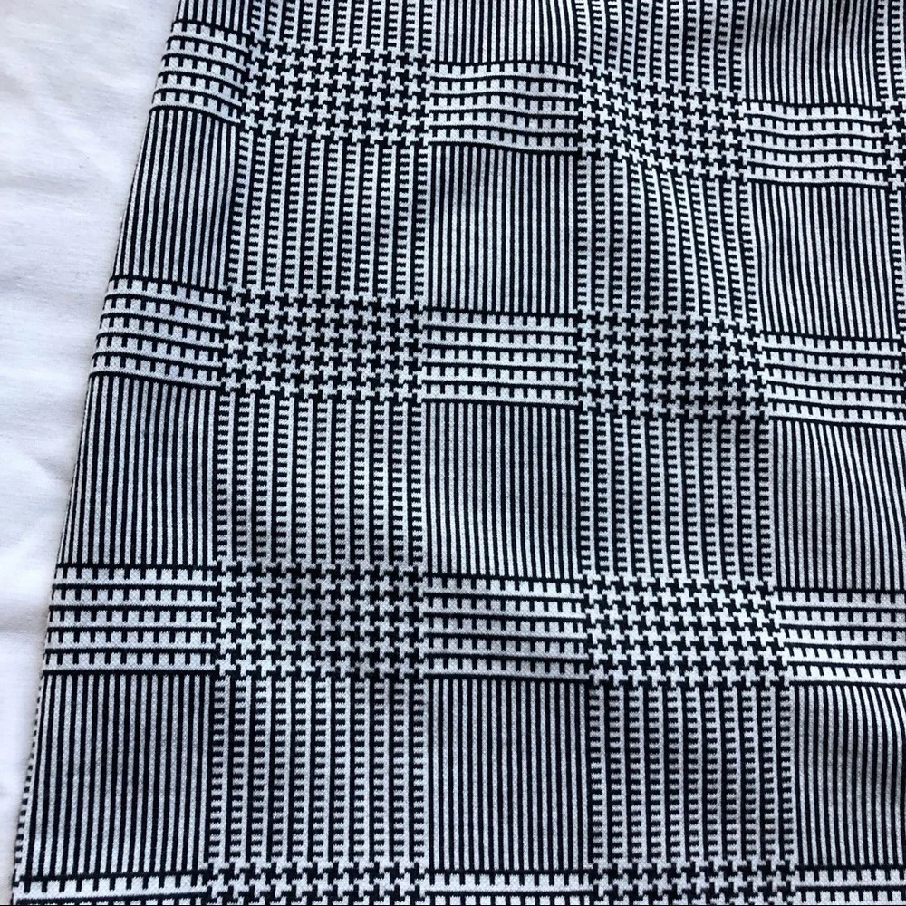 forever 21 plus ⋆ houndstooth ruffle skirt